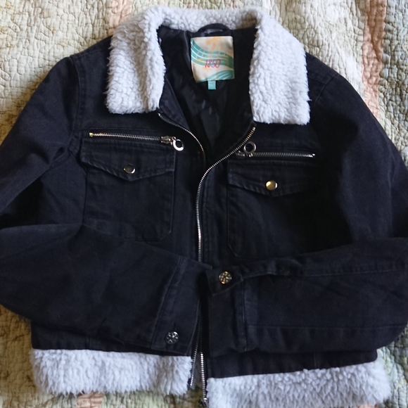 Dolls Kill Jackets & Blazers - Cali Black jean jacket